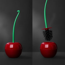 Load image into Gallery viewer, Cute Cherry Toilet Brush and holder a sweet Bathroom Accessory
